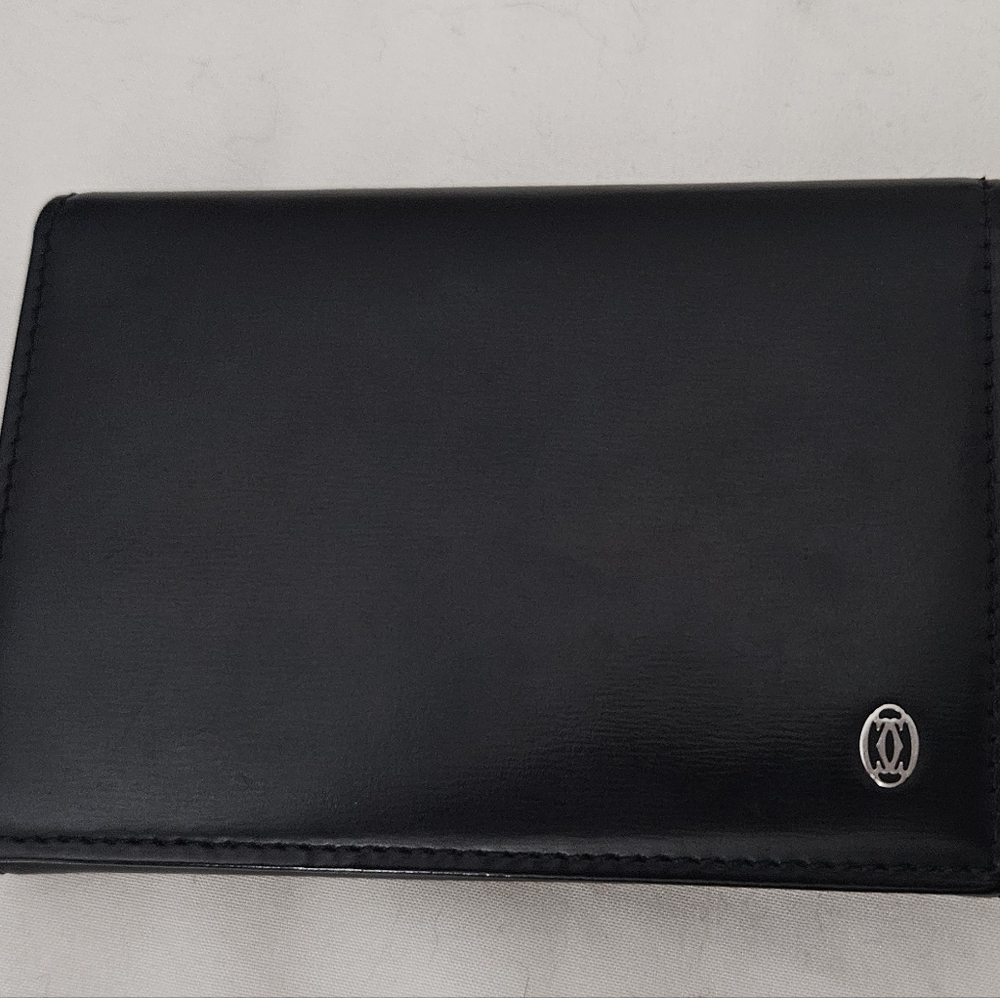 New Cartier Black Leather Wallet /Card Case COA  L3000132 Unisex - Picture 2 of 6